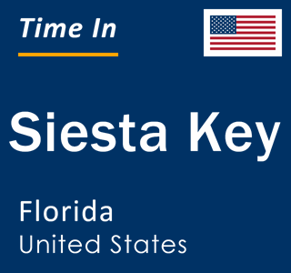 Current local time in Siesta Key, Florida, United States