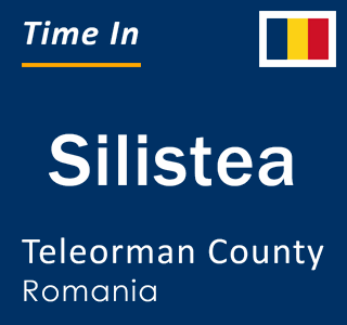 Current local time in Silistea, Teleorman County, Romania