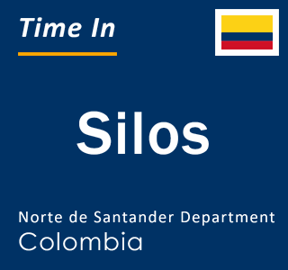 Current local time in Silos, Norte de Santander Department, Colombia
