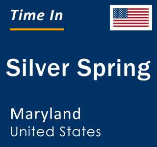 Current local time in Silver Spring, Maryland, United States