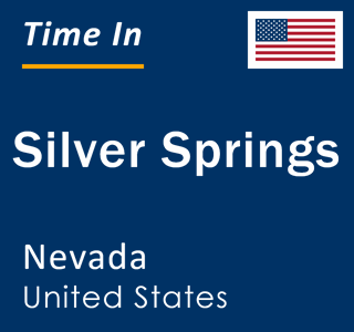 Current local time in Silver Springs, Nevada, United States