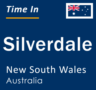 Current local time in Silverdale, New South Wales, Australia
