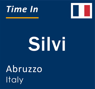 Current local time in Silvi, Abruzzo, Italy