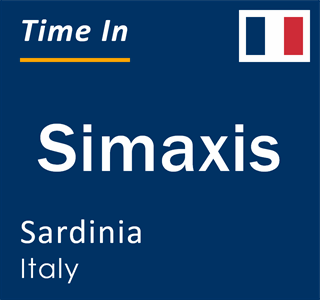 Current local time in Simaxis, Sardinia, Italy