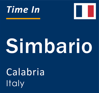 Current local time in Simbario, Calabria, Italy