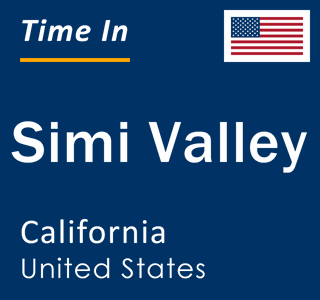 Current local time in Simi Valley, California, United States