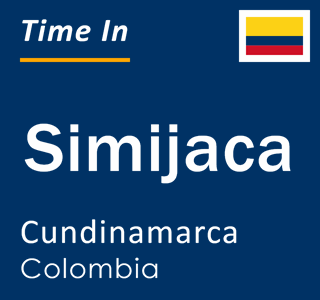 Current local time in Simijaca, Cundinamarca, Colombia