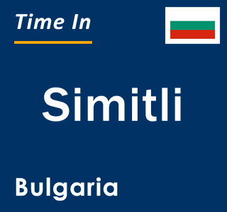 Current local time in Simitli, Bulgaria