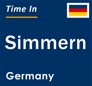 Current local time in Simmern, Germany