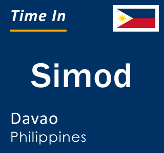 Current local time in Simod, Davao, Philippines