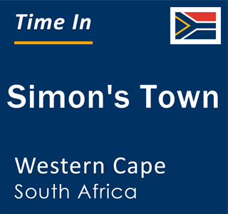 Current time in Simon's Town, Western Cape, South Africa