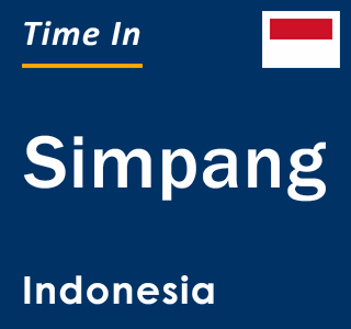 Current local time in Simpang, Indonesia