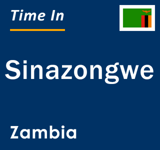 Current local time in Sinazongwe, Zambia