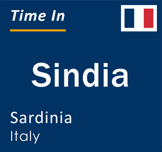 Current local time in Sindia, Sardinia, Italy