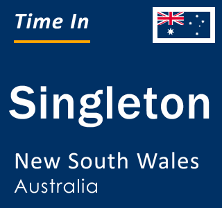 Current local time in Singleton, New South Wales, Australia