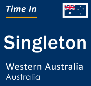 Current local time in Singleton, Western Australia, Australia
