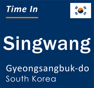 Current local time in Singwang, Gyeongsangbuk-do, South Korea