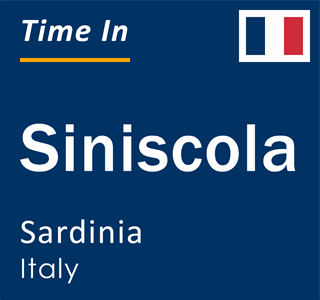 Current local time in Siniscola, Sardinia, Italy