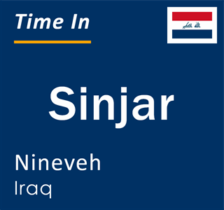Current local time in Sinjar, Nineveh, Iraq
