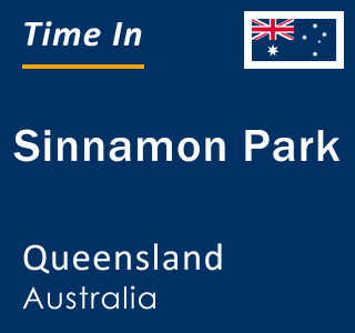 Current local time in Sinnamon Park, Queensland, Australia