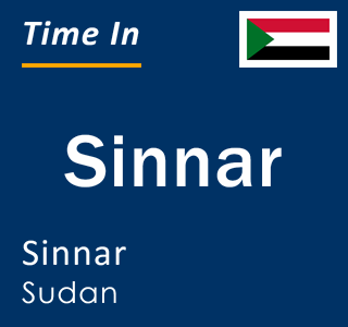 Current local time in Sinnar, Sinnar, Sudan