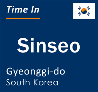 Current local time in Sinseo, Gyeonggi-do, South Korea