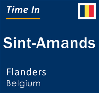 Current local time in Sint-Amands, Flanders, Belgium