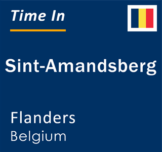 Current local time in Sint-Amandsberg, Flanders, Belgium