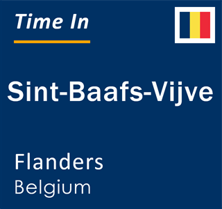 Current local time in Sint-Baafs-Vijve, Flanders, Belgium