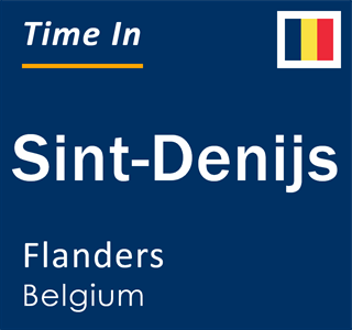 Current local time in Sint-Denijs, Flanders, Belgium