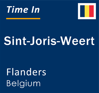 Current local time in Sint-Joris-Weert, Flanders, Belgium