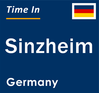 Current local time in Sinzheim, Germany