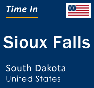 Current local time in Sioux Falls, South Dakota, United States