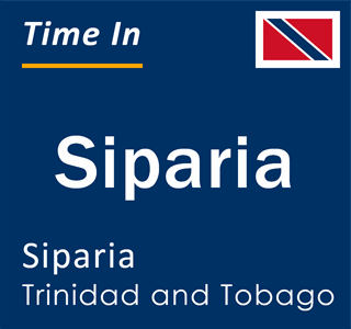 Current time in Siparia, Siparia, Trinidad and Tobago