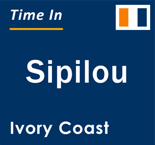 Current local time in Sipilou, Ivory Coast