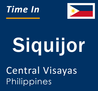 Current local time in Siquijor, Central Visayas, Philippines
