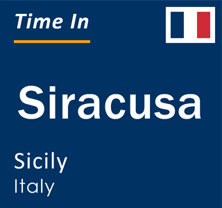 Current time in Siracusa, Sicily, Italy