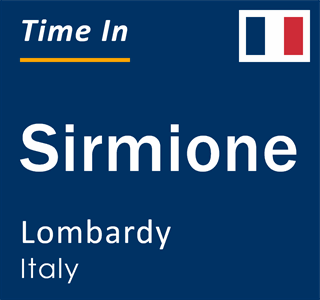 Current local time in Sirmione, Lombardy, Italy