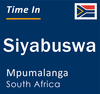 Current local time in Siyabuswa, Mpumalanga, South Africa
