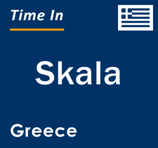 Current local time in Skala, Greece