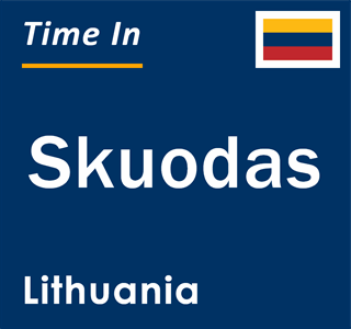 Current local time in Skuodas, Lithuania