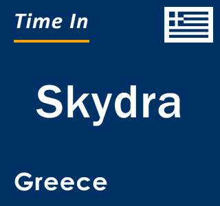 Current local time in Skydra, Greece