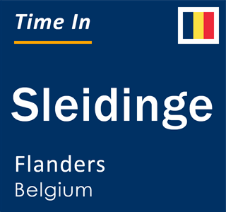 Current local time in Sleidinge, Flanders, Belgium