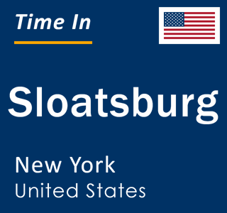 Current local time in Sloatsburg, New York, United States