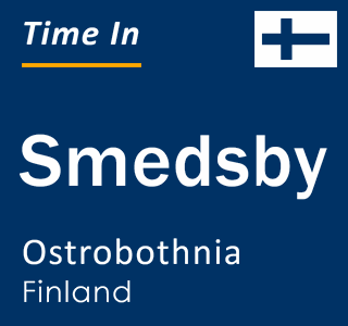 Current local time in Smedsby, Ostrobothnia, Finland