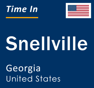 Current local time in Snellville, Georgia, United States