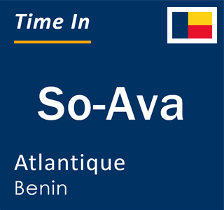 Current local time in So-Ava, Atlantique, Benin