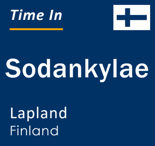 Current time in Sodankylae, Lapland, Finland