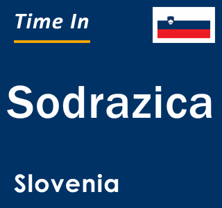 Current local time in Sodrazica, Slovenia