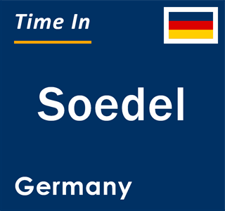 Current local time in Soedel, Germany